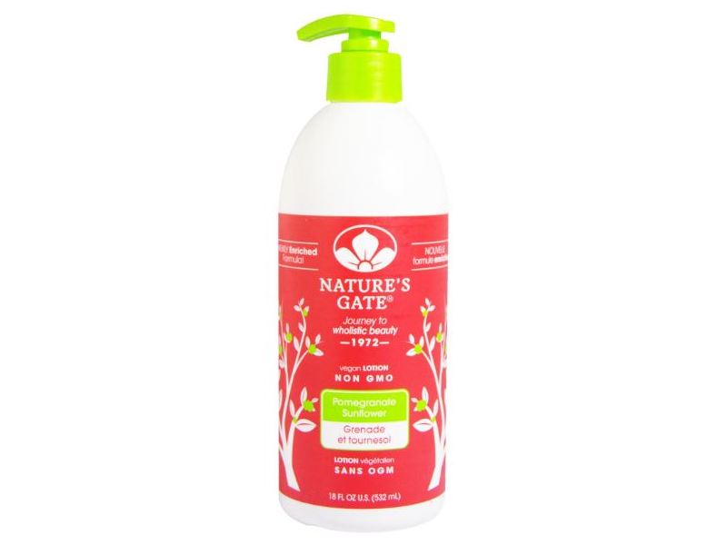 Nature's Gate Lotion, Pomegranate Sunflower, 18 fl oz