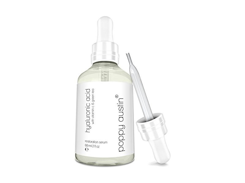 Poppy Austin Restoration Serum, Hyaluronic Acid, Vitamin C & Green Tea, 2 fl oz/60 mL