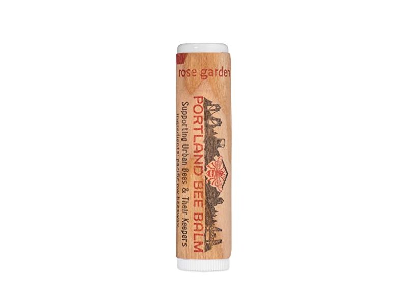 Portland Bee Balm Natural Handmade Beeswax Lip Balm, Rose Garden