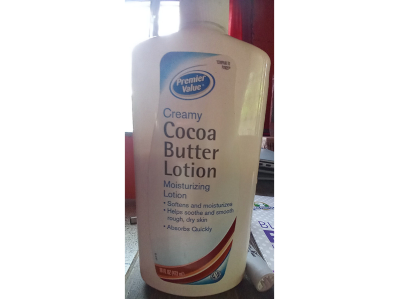 Premier Value Creamy Butter Lotion, Cocoa, 16 fl oz/473 mL