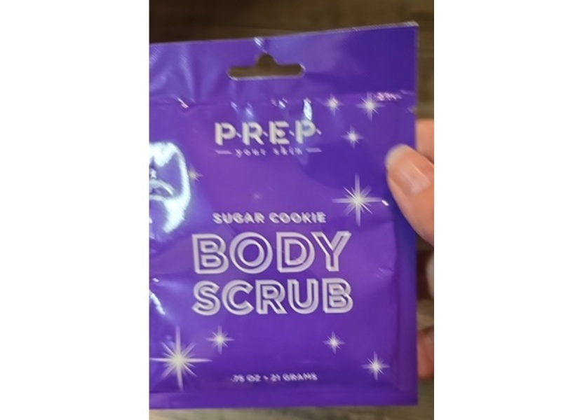 Prep Your Skin Body Scrub, Sugar Cookie, 0.75 oz/21 g