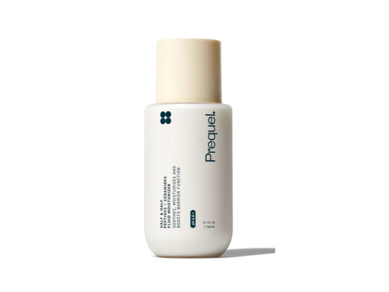 Prequel Half & Half Fluid Moisturizer, Peptides + Ceramide, 5.7 fl oz/168 mL