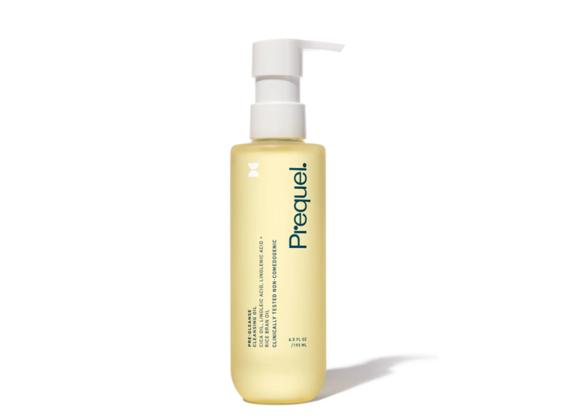 Prequel Pre-Gleanse Cleansing Oil, Cica Oil, Linoleic Acid, Linolenic Acid & Rice Bran Oil, 6.5 fl oz/193 mL