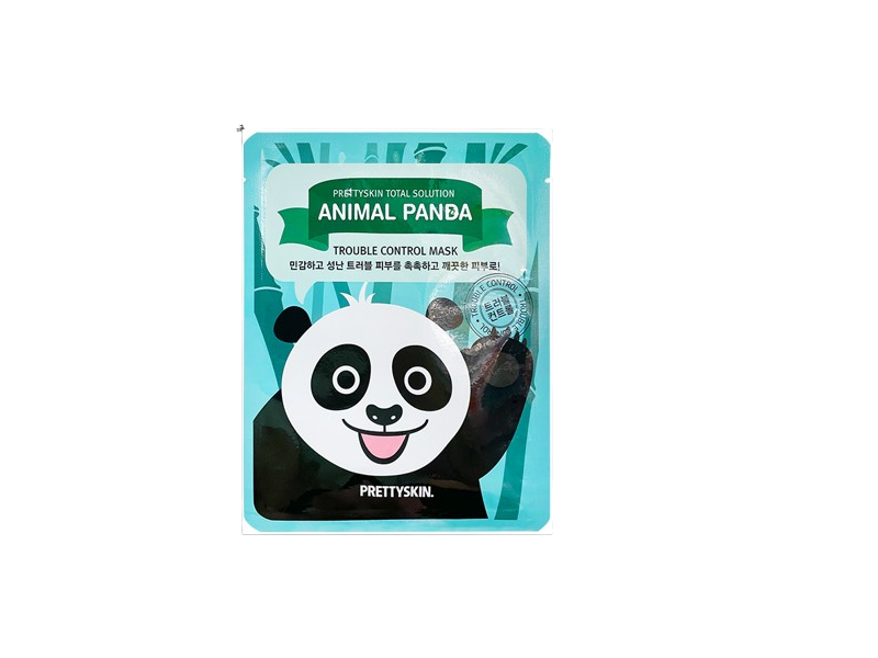 Pretty Skin Trouble Control Mask, Animal Panda, 0.88 oz/25 g