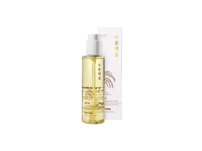PrettySkin Cleansing Oil, Rice, 6.76 fl oz/200 mL