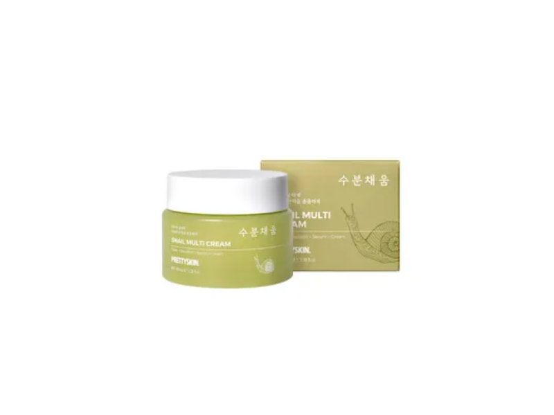 Prettyskin Snail Multi Cream, 3.38 fl oz/100 mL