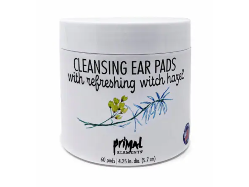 Primal Elements Cleansing Ear Pads, Witch Hazel, 60 Count