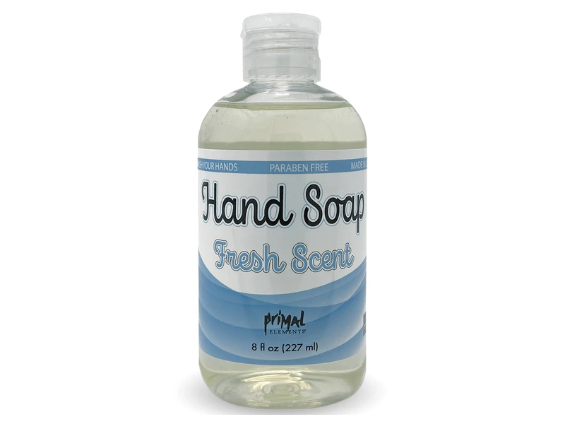 Primal Elements Hand Soap, Fresh Scent, Paraben Free, 8 fl oz/227 mL