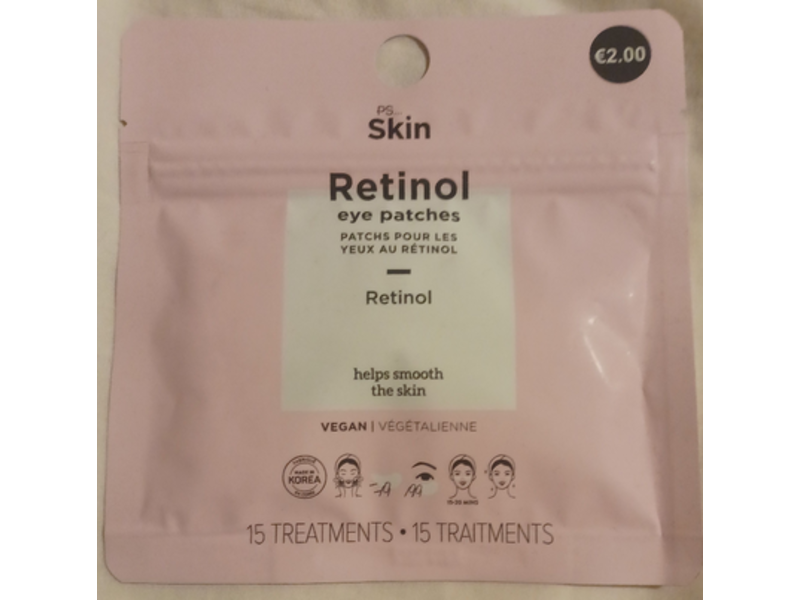 Primark PS... Skin Retinol Eye Patches, 15 Treatments