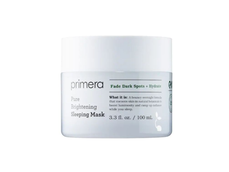 Primera Pure Brightening Sleeping Mask, 3.3 fl oz/100 mL