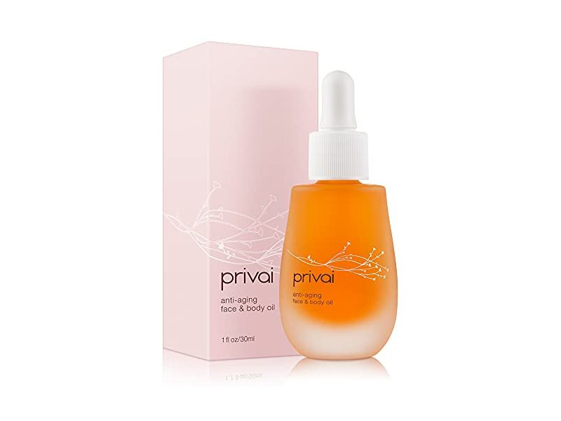 Privai Anti Aging Face & Body Oil, 1 fl oz/30 mL