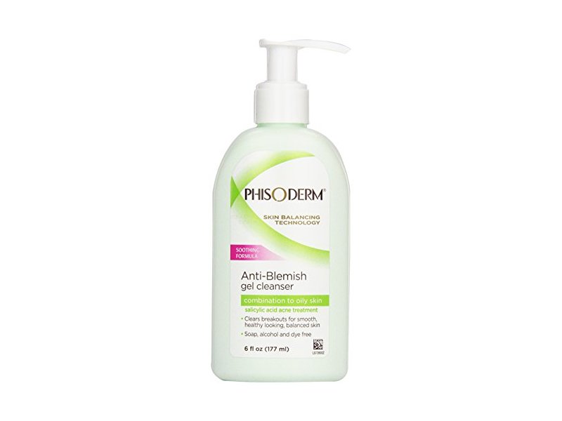 pHisoderm Anti-Blemish Gel Facial Wash, 6 oz