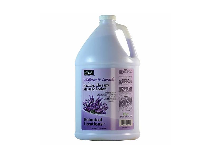 Pronail Botanical Creation Healing, Therapy Massage Lotion, Wildflower & Lavender, 128 fl oz / 3.785 mL