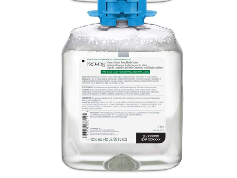Provon Green Certified Foam Hand Cleaner, 42 fl oz/1250 mL, Pack Of 4