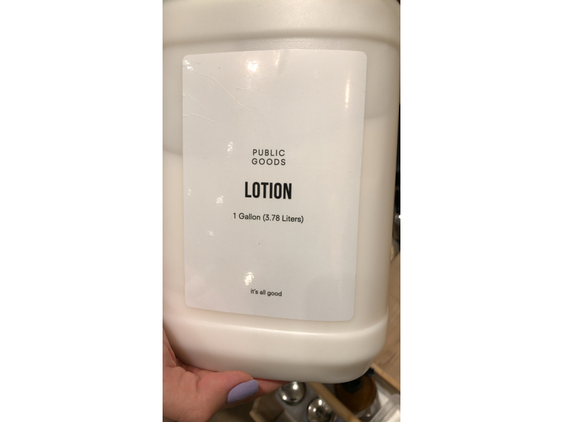 Public Goods Lotion, 3.78 L