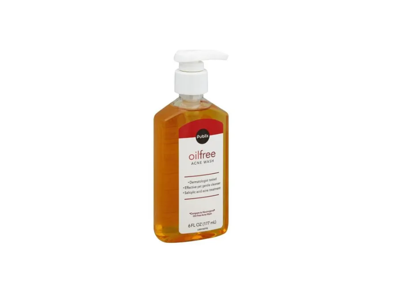 Publix Acne Wash, Salicylic Acid, 6 fl oz/177 mL