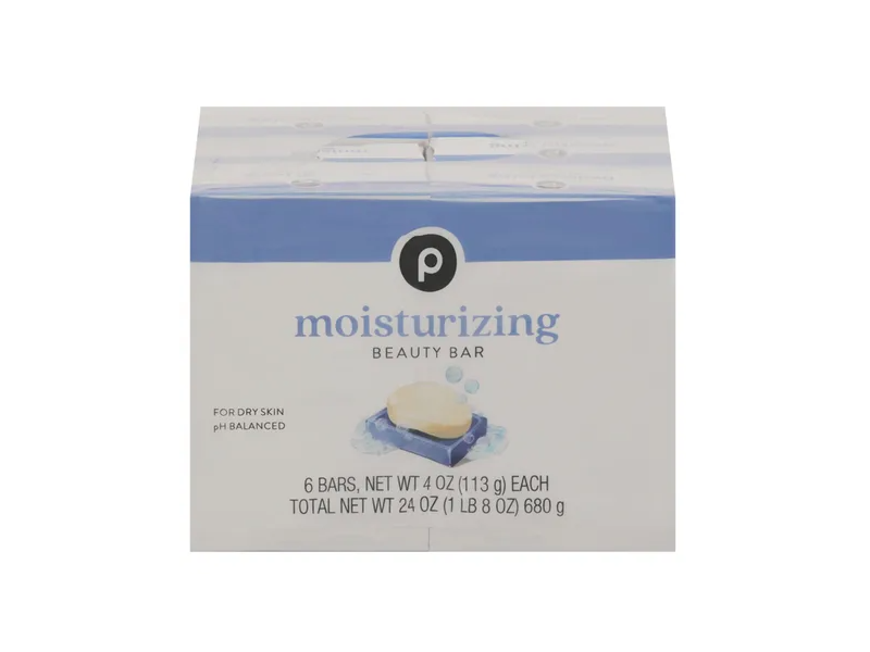 Publix Moisturizing Beauty Bar, 4 oz/113 g/6 Count