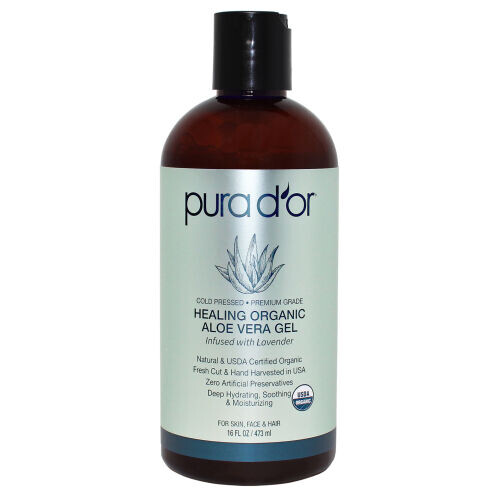 Healing Organic Aloe Vera Gel - Lavender