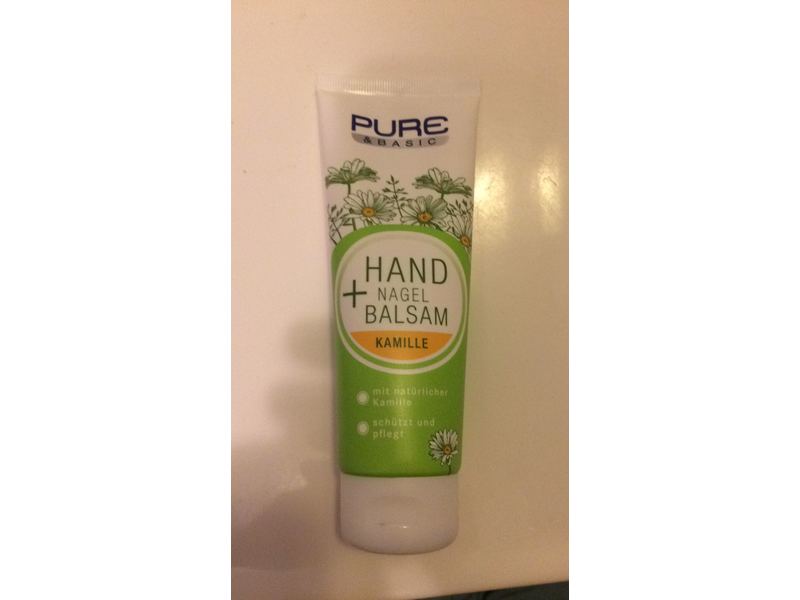 Pure & Basic Hand + Nagel Balsam, Kamille (Hand & Nail Balm, Chamomile)