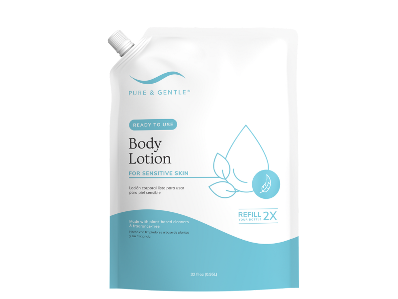 Pure & Gentle Body Lotion, Sensitive Skin, 32 fl oz/0.95 L