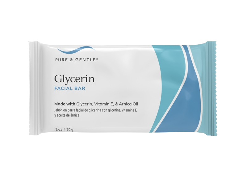 Pure & Gentle Glycerin Facial Bar, 3 oz/90 g