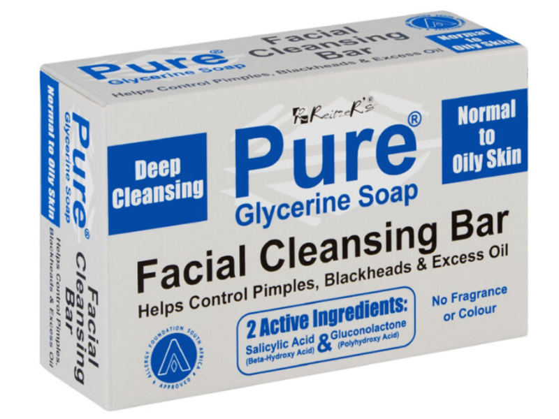 Pure Glycerine Soap Facial Cleansing Bar, 100 g