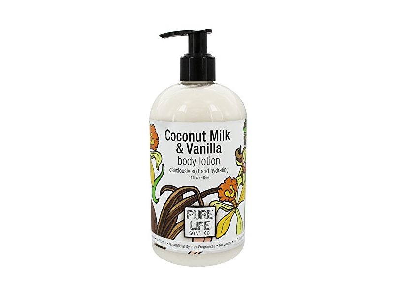 Pure Life Soap Co. Body Lotion, Coconut & Vanilla, 14.9 fl oz