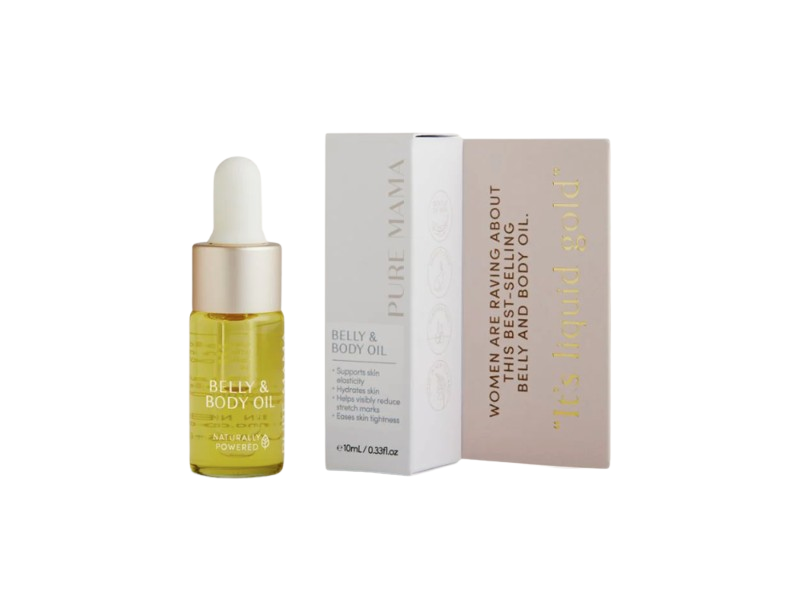 Pure Mama Belly & Body Oil, 0.33 fl oz/10 mL