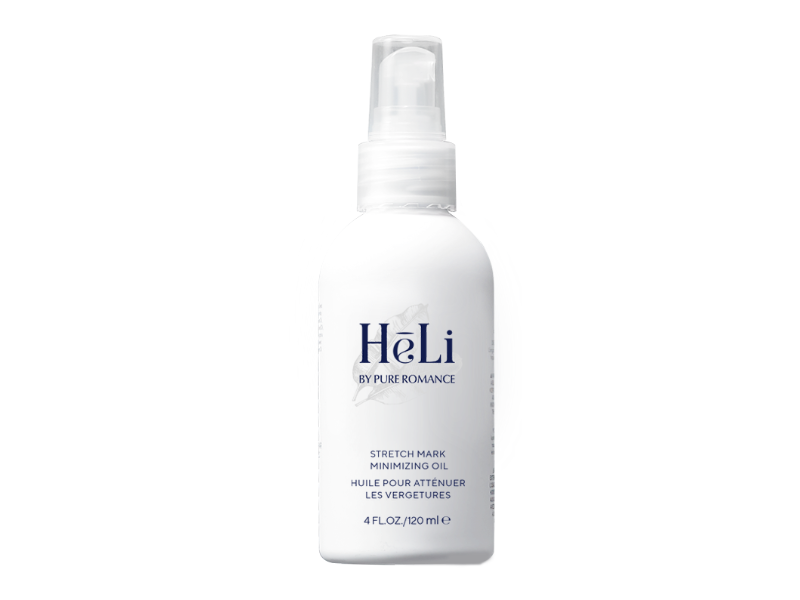Pure Romance Heli Strech Mark Minimizing Oil, 4 fl oz/120 mL