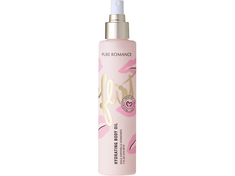 Pure Romance Hydrating Body Oil, Truly Sexy Flirt, 7 fl oz/210 mL