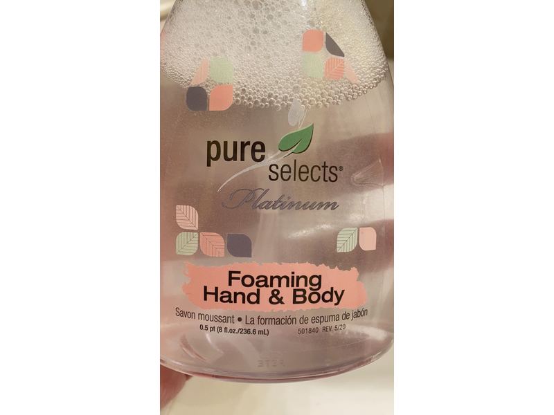 Pure Selects Platinum Foaming Hand & Body Soap, 8 fl oz/236.6 mL