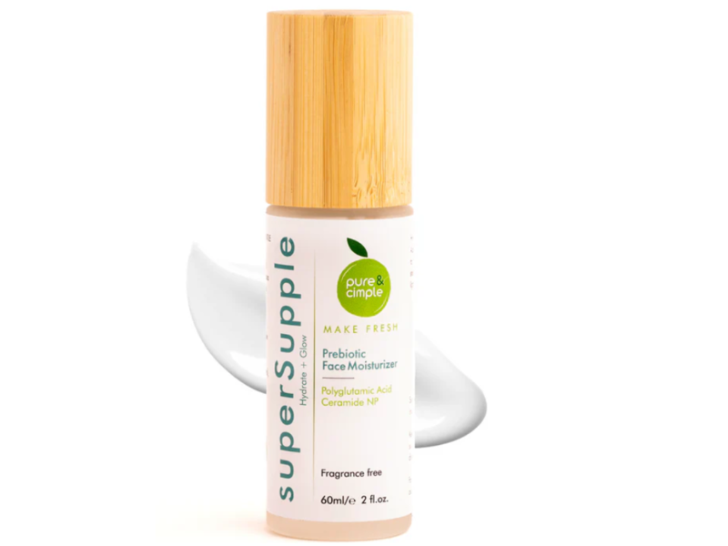 Pure & Simple Super Supple Prebiotic Face Moisturizer, 2 fl oz/60 mL