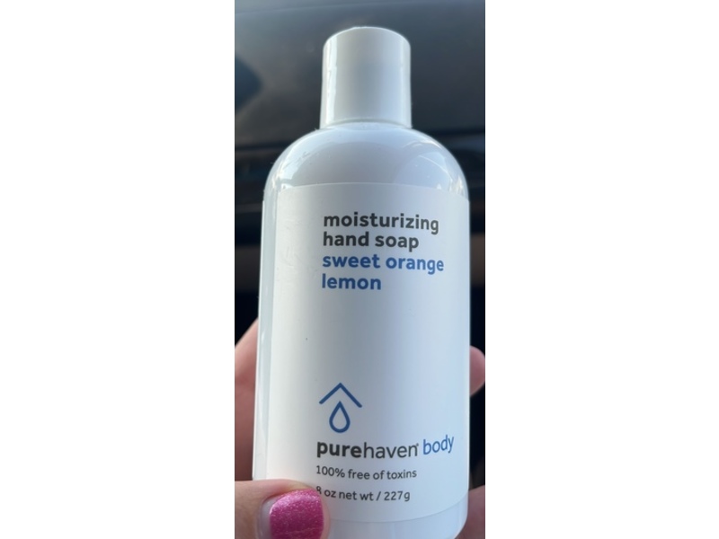 Purehaven Body Moisturizing Hand Soap, Sweet Orange Lemon, 8 oz/227 g
