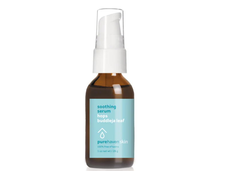PureHaven Skin Soothing Serum, Hops Buddleja Leaf, 1 oz/28 g