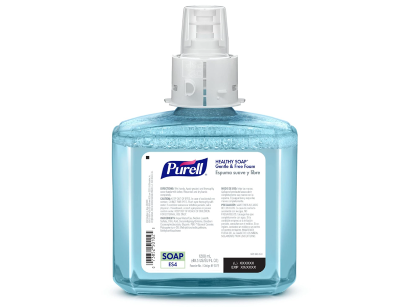 Purell Gentle & Free Foam Healthy Soap, 40.5 fl oz/1200 mL, Pack Of 2
