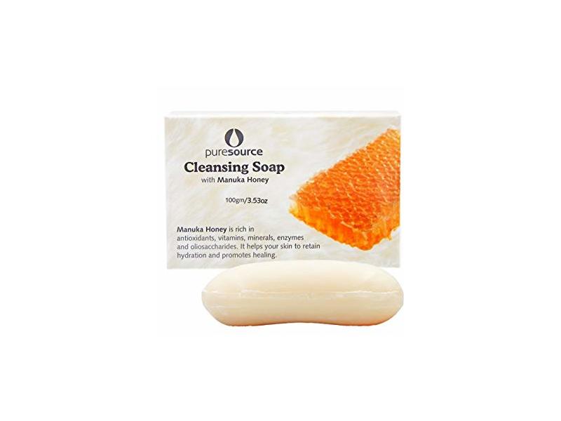 PureSource Cleansing Soap with Manuka Honey, 100 gm/3.53 oz