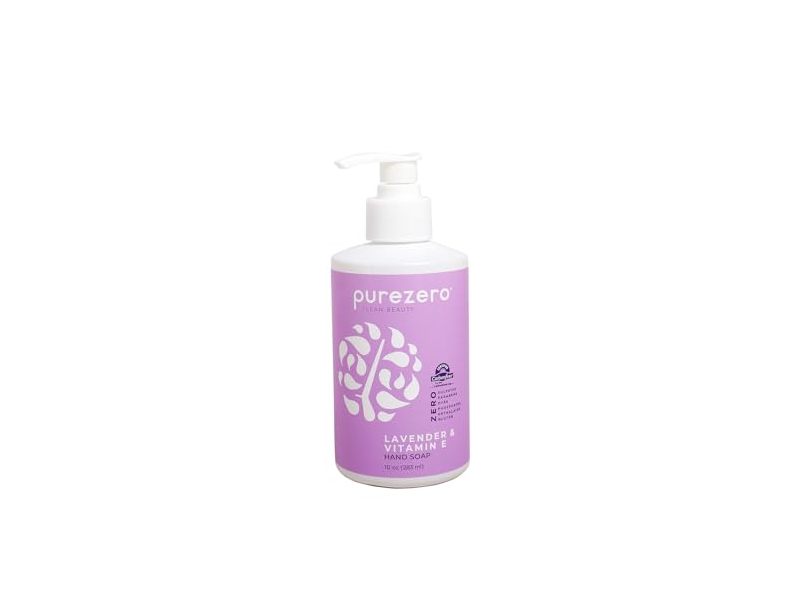 Purezero Hand Soap, Lavender & Vitamin E, 10 oz/283 mL