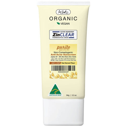 Organic Non-comedogenic Anti-acne Zinc Sunscreen