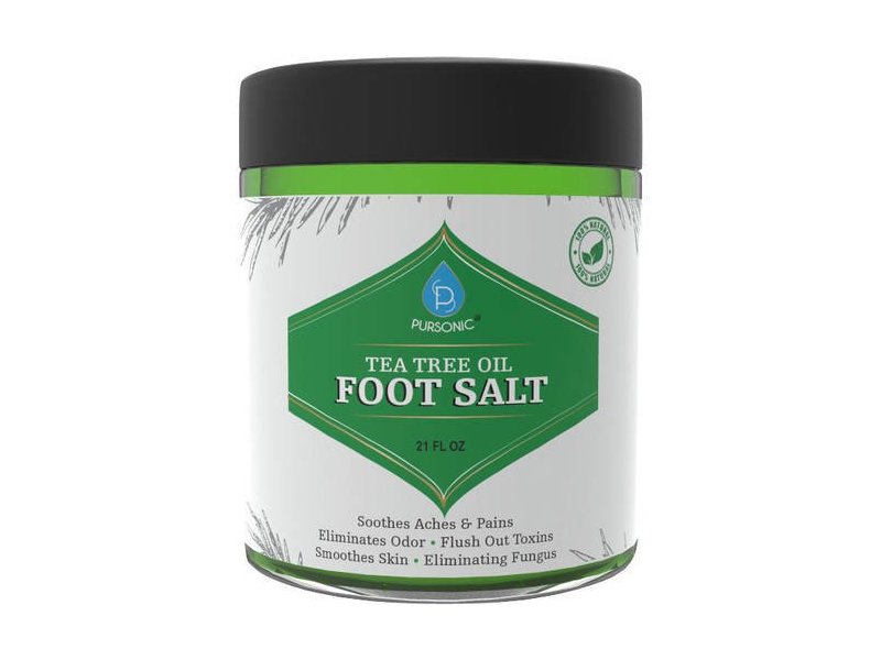 Pursonic Tea Tree Oil Foot Salt, 21 fl oz