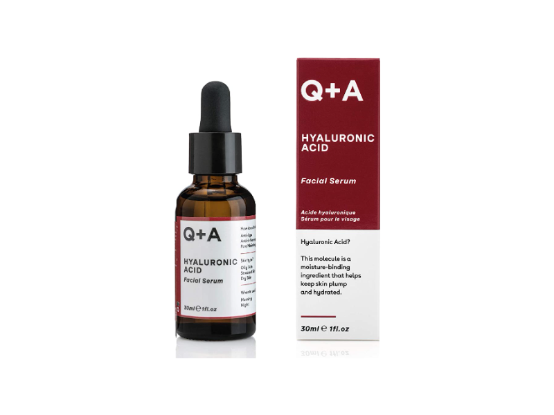 Q+A Facial Serum, Hyaluronic Acid, 1 fl oz/30 mL