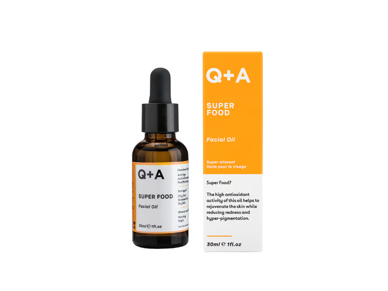 Q+A Superfood Facial Oil, 1 fl oz/30 mL