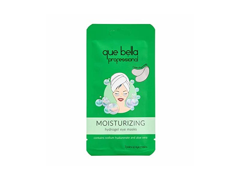 Que Bella Professional Moisturizing Gel Eye Masks, 3 Count