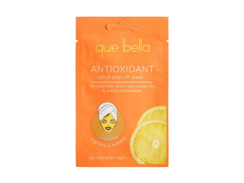 Que Bella Reviving Peel Off Face Mask, Citrus, 0.35 oz/10 g