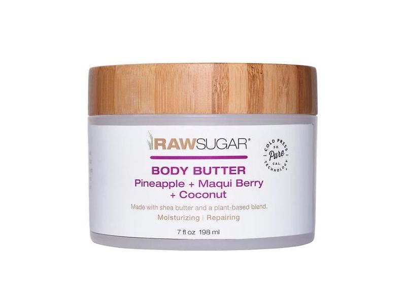 Raw Sugar Body Butter, Pineapple + Maqui Berry + Coconut, 7 fl oz