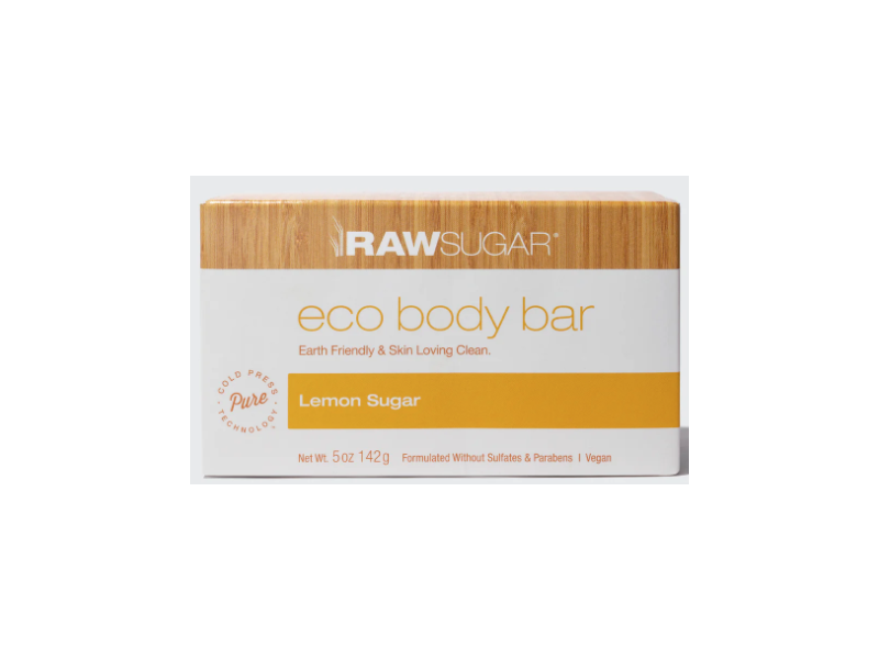 Raw Sugar Eco Body Bar Soap, Lemon Sugar, 5 oz/142 g