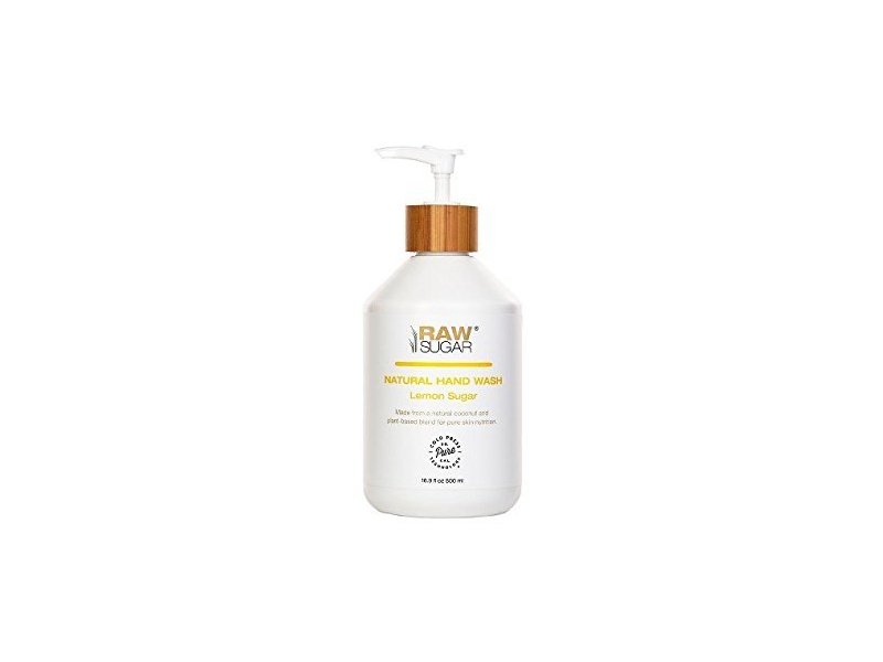 Raw Sugar Natural Hand Wash, Lemon Sugar, 16.9 fl oz/500 mL