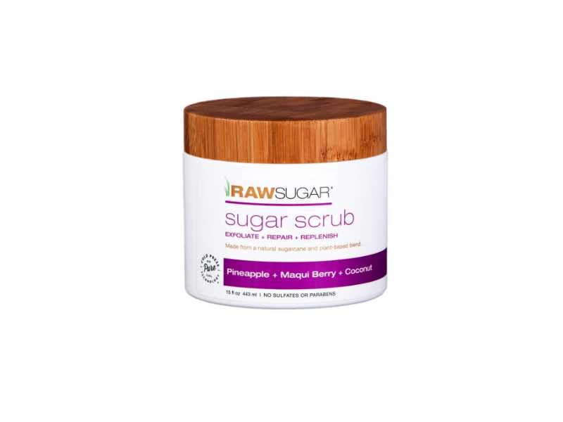 Raw Sugar Sugar Scrub, Pineapple+Maqui Berry+Coconut, 15 oz/ 425 g