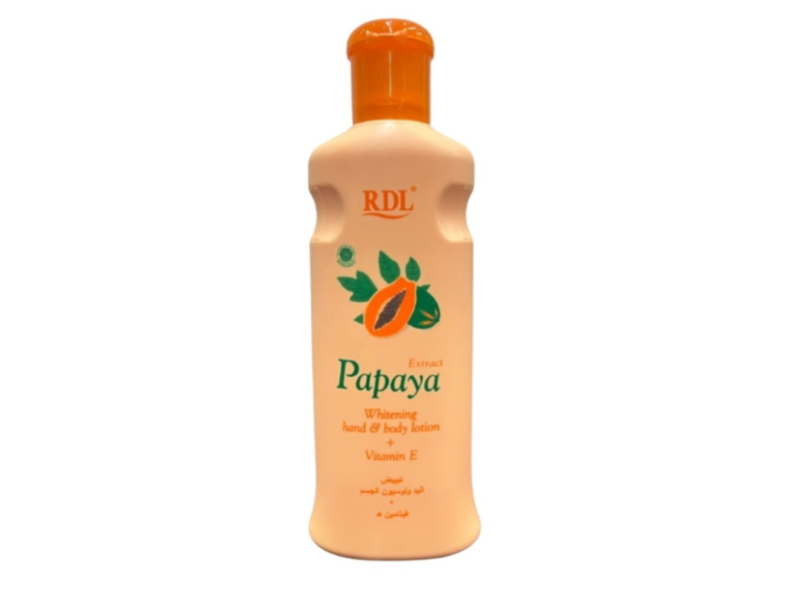 RDL Whitening Hand & Body Lotion, Papaya, 200 mL