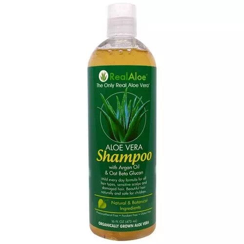 Aloe Vera Shampoo With Argan Oil & Oat Beta Glucan