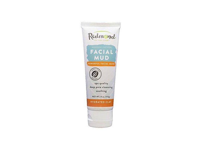 Redmond Bentonite Hydrated Clay Facial Mud Mask, 4 Ounce Tube